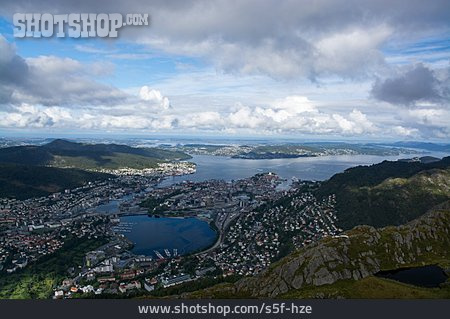 
                Stadtansicht, Norwegen, Bergen                   