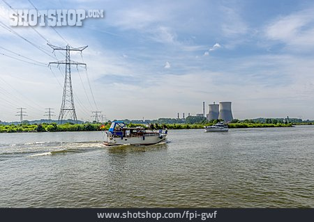 
                Fluss, Niederlande, Maas, Limburg                   