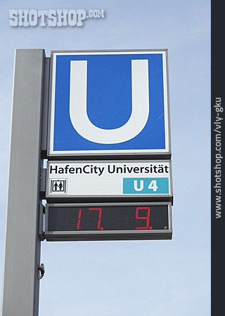 
                U-bahn, Haltestelle, Hafencity Universität                   