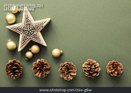 
                Stern, Tannenzapfen, Weihnachtlich                   