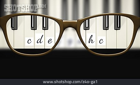 
                Brille, Sehhilfe, Sehstärke, Weitsichtig, Nahbrille                   