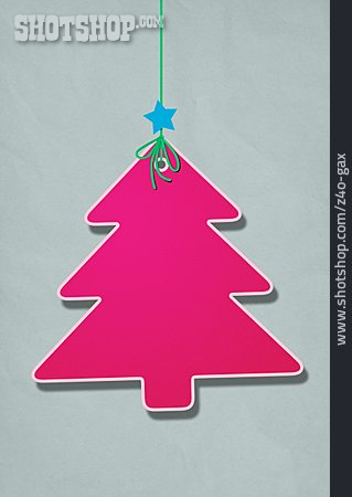 
                Christmas Tree, Label                   