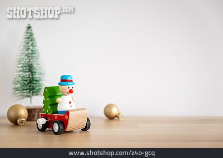 
                Weihnachtsdekoration, Holzspielzeug                   