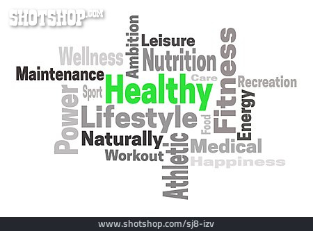
                Gesundheit, Wortwolke, Healthy                   