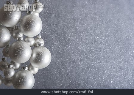 
                Christbaumkugel, Schneeflocken, Weihnachtlich                   