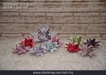 
                Weihnachtsdekoration, Origami, Fröbelstern                   