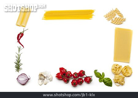 
                Zutaten, Pasta, Italienische Küche                   