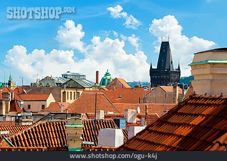 
                Prag, Dächer, Teynkirche                   
