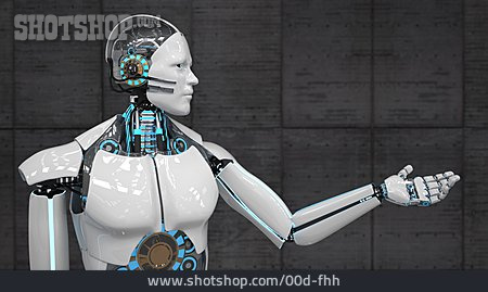 
                Roboter, Begrüßung, Künstliche Intelligenz                   