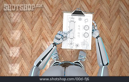 
                Roboter, Technische Zeichnung, Robotik                   