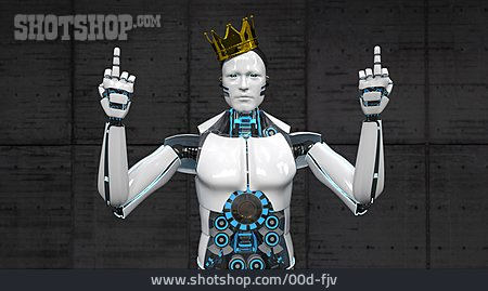 
                König, Roboter, Krone Der Schöpfung                   