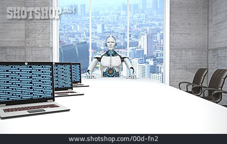 
                Meeting, Künstliche Intelligenz, Virtuell                   