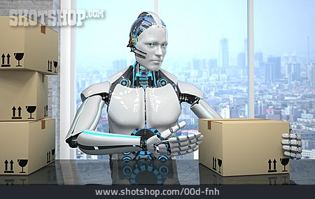 
                Paketversand, Automatisierung, Robotik                   