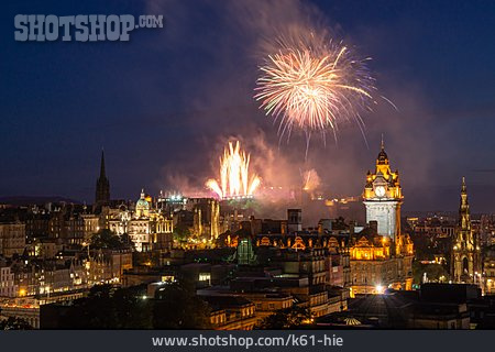 
                Feuerwerk, Edinburgh                   