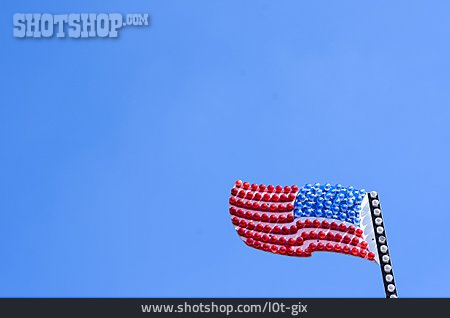 
                Usa, Flagge, Jahrmarkt                   