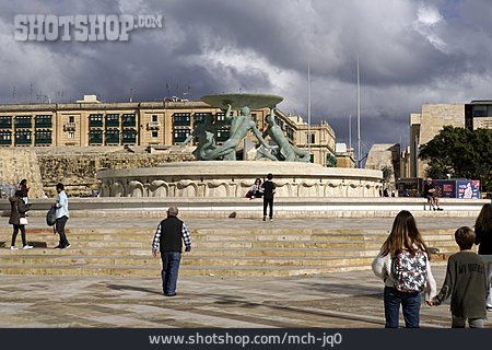 
                Valletta, Tritonenbrunnen                   