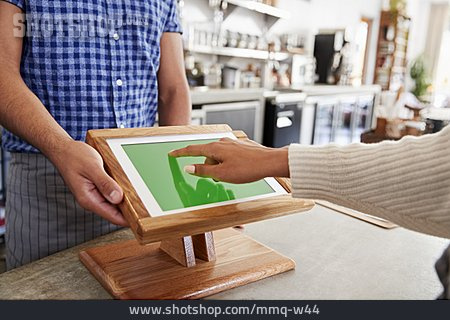 
                Café, Touchscreen, Eingeben                   