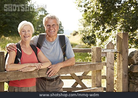 
                Ländlich, Ausflug, Seniorenpaar                   