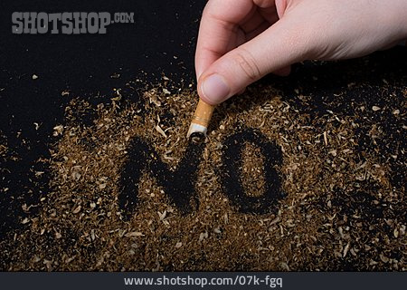
                Nikotinsucht, No, Zigarettenstummel                   