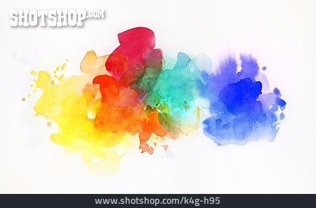 
                Regenbogenfarben, Wasserfarbe, Aquarell                   