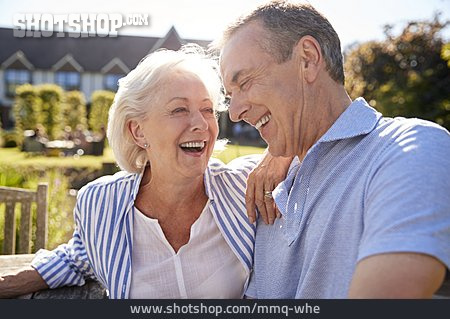 
                Laughing, Older Couple                   
