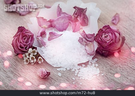 
                Rosenblüten, Badesalz                   