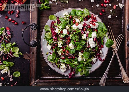 
                Granatapfel, Gemischter Salat                   