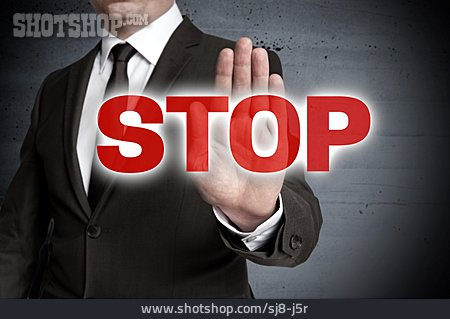 
                Handzeichen, Illegal, Stop                   