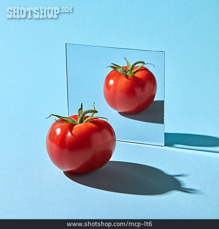 
                Spiegel, Tomate, Spiegelbild                   