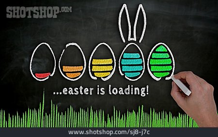 
                Ostern, Osterzeit, Easter Is Loading                   