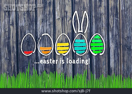
                Ostern, Osterzeit, Easter Is Loading                   