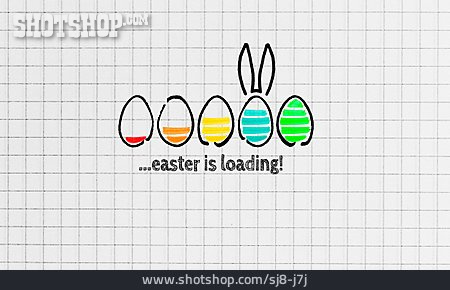 
                Ostern, Easter Is Loading                   