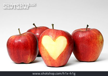 
                Apfel, Herz, Vitamine                   