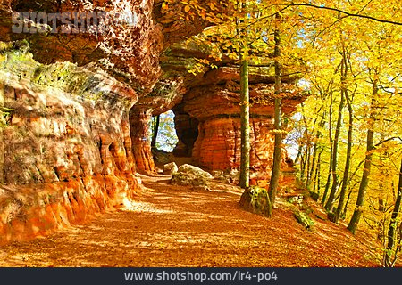 
                Dahner Felsenland, Palatinate Forest, Altschlossfelsen                   