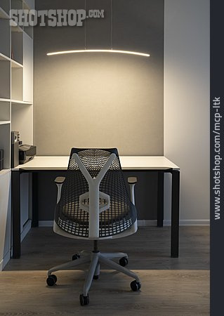 
                Modern, Beleuchtung, Schreibtisch                   