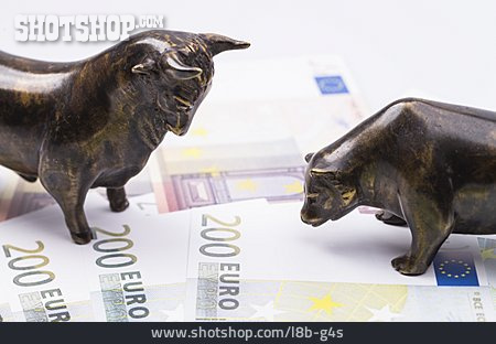 
                Aktienmarkt, Bulle Und Bär                   