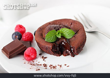 
                Schokoladenkuchen, Fondant Au Chocolat, Petit Gateau                   