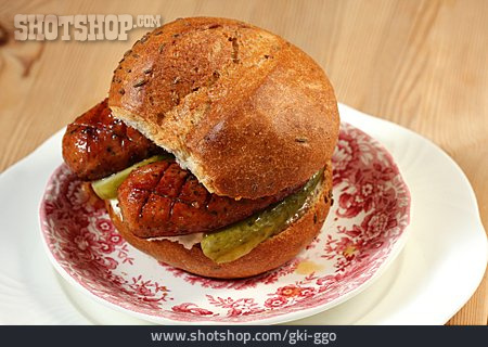 
                Sandwich, Regensburger Wurst                   