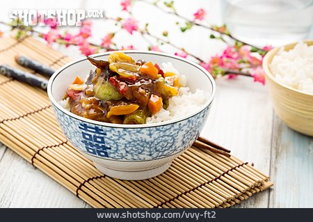 
                Reis, Chinesisch, Süßsauer                   