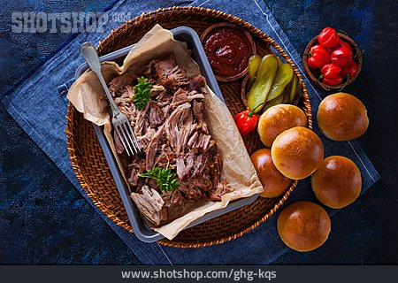 
                Amerikanische Küche, Barbecue, Pulled Pork                   