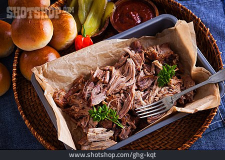 
                Schweinefleisch, Fleischgericht, Pulled Pork                   