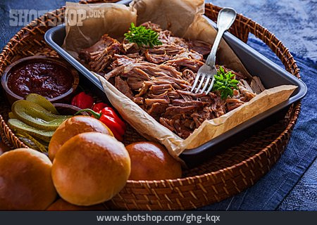 
                Amerikanische Küche, Barbecue, Pulled Pork                   