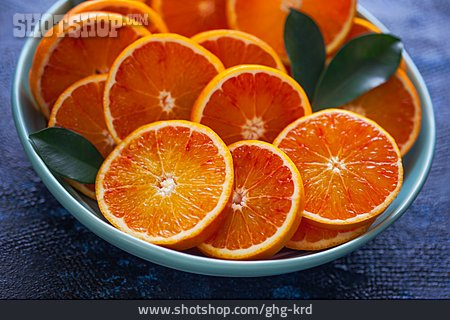 
                Orange, Orangenhälfte                   