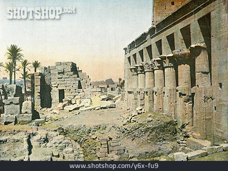 
                Ruine, Luxor-tempel                   