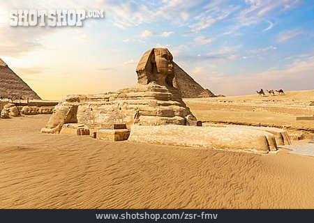 
                Archäologie, Sphinx, Große Sphinx Von Gizeh                   