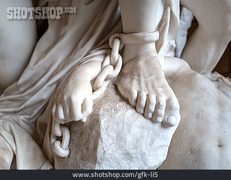 
                Fußfessel, Prometheus-statue                   