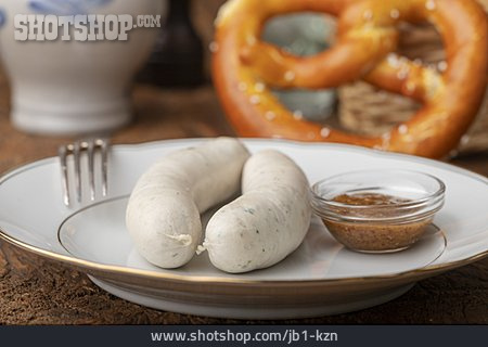 
                Bayrische Küche, Hausmannskost, Weißwurst                   