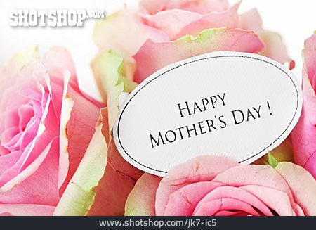 
                Muttertag, Rosenstrauß, Happy Mother's Day                   