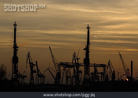 
                Hafenkran, Containerhafen                   