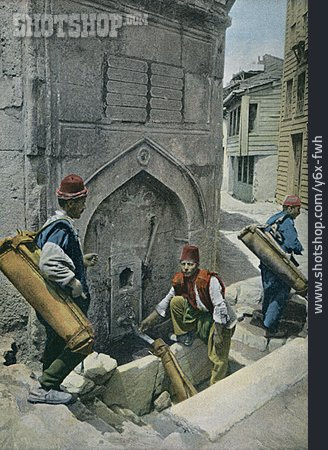 
                Trinkwasser, Konstantinopel, Zisterne                   